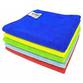 Softspun Microfiber Cloth(340 GSM) - Thick Lint & Streak-Free Cloth For Car/Bike Cleaning(Multi-Color, 5 Pieces)